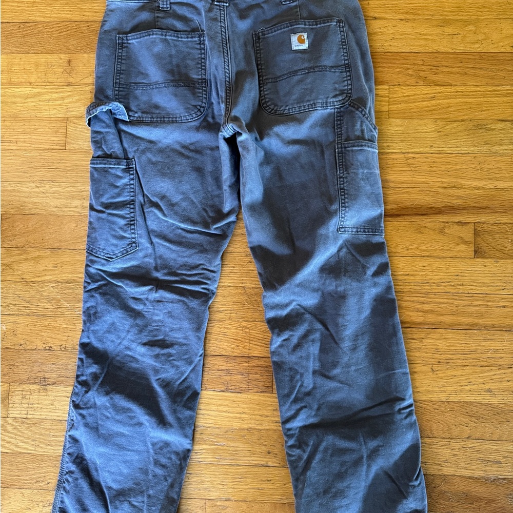 Carhartt Gray Original Fit Pants size 8S - Picture 7 of 9